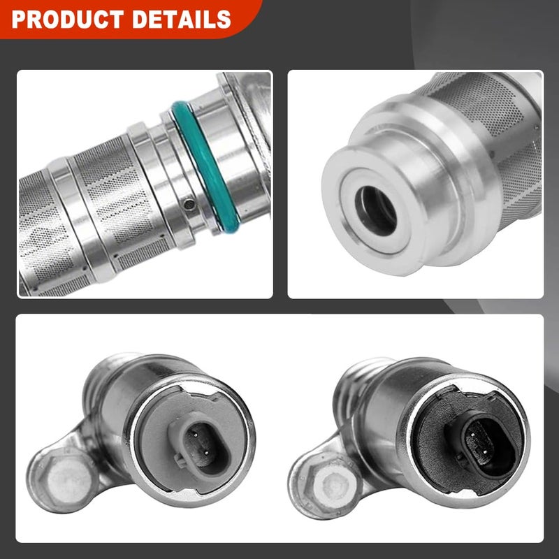 HY-SPEED Intake and Exhaust Camshaft Position Actuator Variable Valve Timing VVT Solenoid Compatible with 2013-2017 Chevy Malibu Impala Regal Canyon 2.0L 2.5L 12662736 12662737 - Image 5